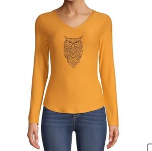 🦉Cute Indie V-neck Long Sleeve Shirt 🦉